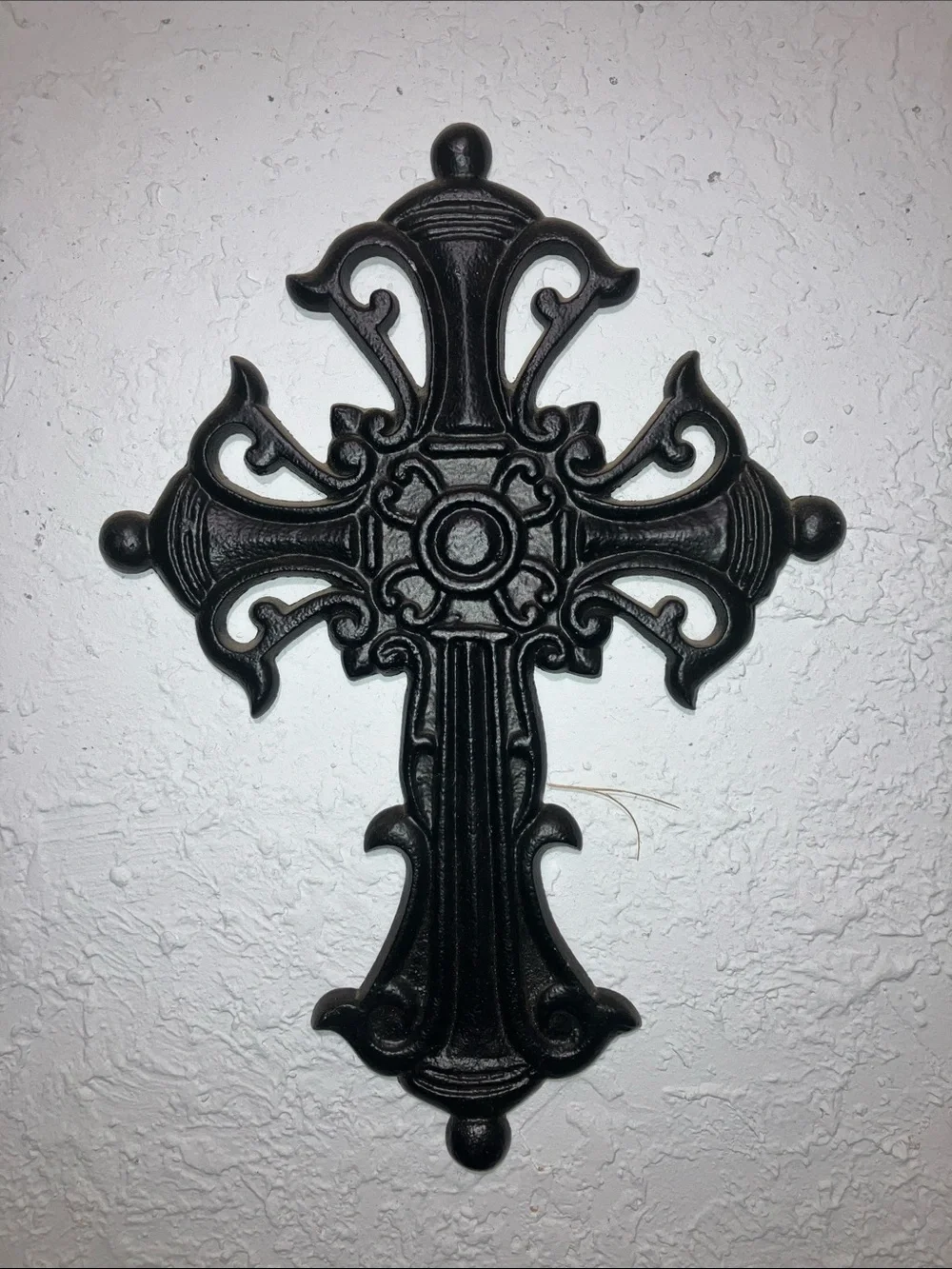 Source Unknown Black Ornate Wall Cross - Decorative Home Accent